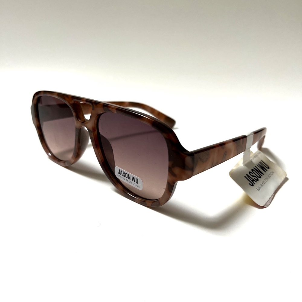 Jason Wu Brown Tortoiseshell AVIATOR Sunglasses